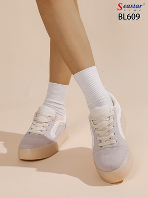 Buty sportowe damskie BL609.WHITE (36/41,12par)