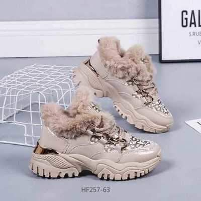 Buty sportowe damskie 7AHF257-63.KHAKI (36/41,12par)