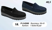 Mokasyny damskie 7AP-3-0500.BLACK, NAVY (36/41,8par)