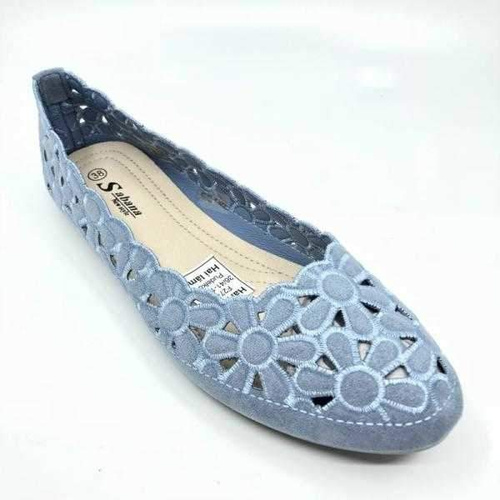 Balerinki damskie F27-8.BLUE (36/41,12par)