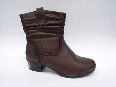 Botki damskie 7A8681-2.BROWN (36/41,12par)