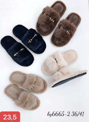 Kapcie damskie 7AKY6665-2.MIX (36/41,36par)