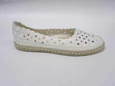 Balerinki damskie 7A8008-2.WHITE (36/41,12par)
