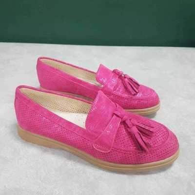 Balerinki damskie 7ADS501-5.FUSHIA (36/41,12par)