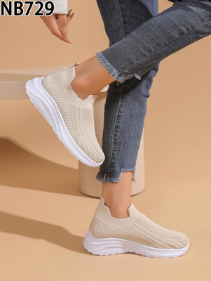Buty sportowe damskie NB729.BEIGE (36/41,12par)