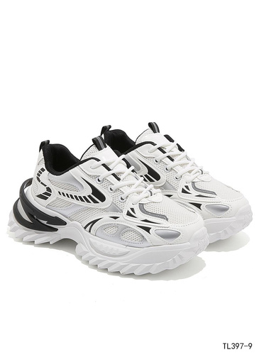 Buty sportowe damskie TL397-9.WHITE (36/41,12par)