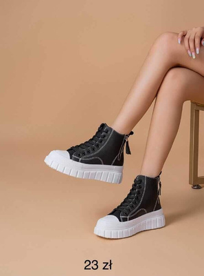 Trampki damskie LG655.BLACK (36/41,12par)