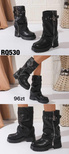 Botki damskie  7ARQ530.BLACK (36/41,12par)