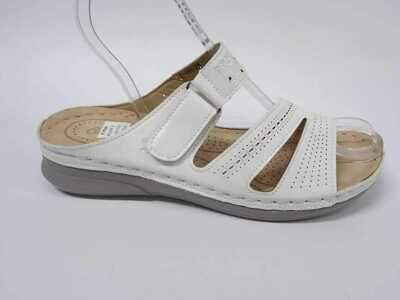 Klapki damskie 7AW6199-3.WHITE (36/42,12par)