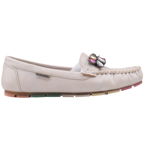 Balerinki damskie MH14-16.BEIGE (36/41,12par)