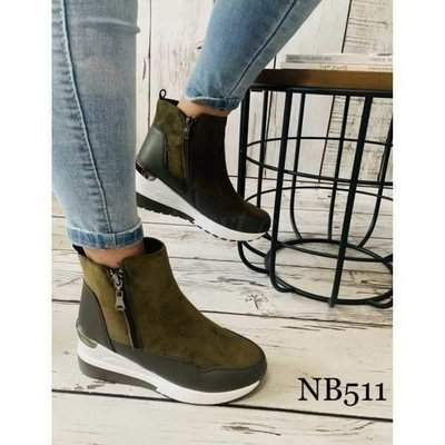 Botki damskie 7ANB511.GREEN (36/41,12par)