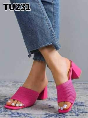 Klapki damskie 7ATU231.FUSHIA (36/41,12par)