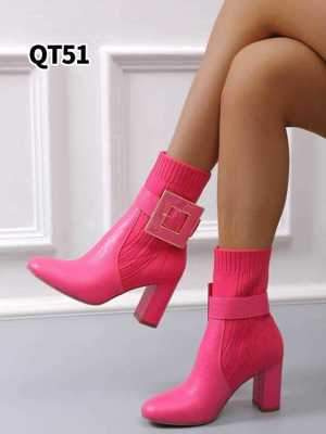 Botki damskie 7AQT51.FUSHIA (36/41,12par)
