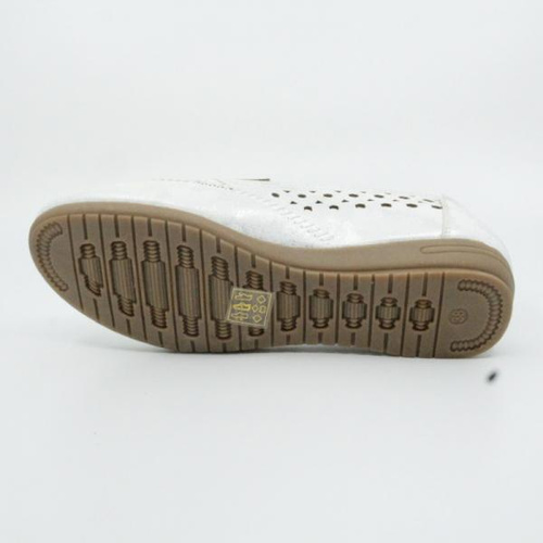 Półbuty damskie KS24-7.WHITE (36/41,8par)