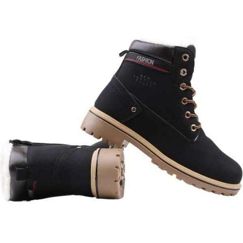 Trzewiki damskie B164-19.BLACK/BROWN (37/41,8par)