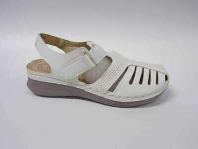 Sandały damskie 7AW6195-3.WHITE (36/42,12par)