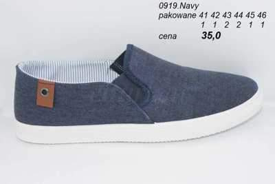 Trampki męskie 9A0919.NAVY (41/46,8par)