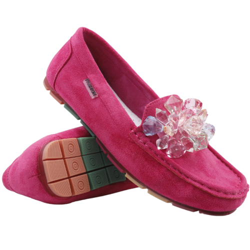 Mokasyny damskie MH23-9.PEACH (36/41,12par)