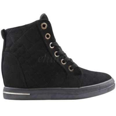 Botki damskie R243A-1.BLACK/GOLD (36/41,12par)