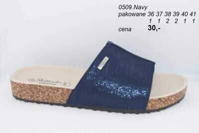 Klapki damskie 7A0509.NAVY (36/41,8par)