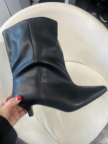 Botki damskie ocieplane 7ARB111.BLACK  (36/41,12par)