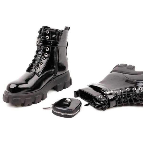 Botki damskie RM12M-2.BLACK Ocieplane (36/40,8par)