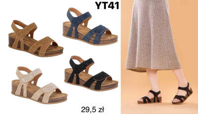 Sandały damskie 7AYT41.BEIGE  (36/41,12par)