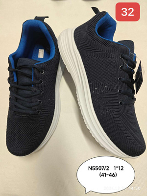 Buty sportowe męskie 5507-2.BLUE (41/46,12par)