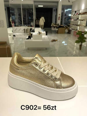 Buty sportowe damskie 7AAC902.GOLD (36/41,12par)