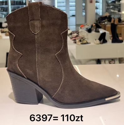 Botki damskie 7A6397.BROWN (36/41,12par)