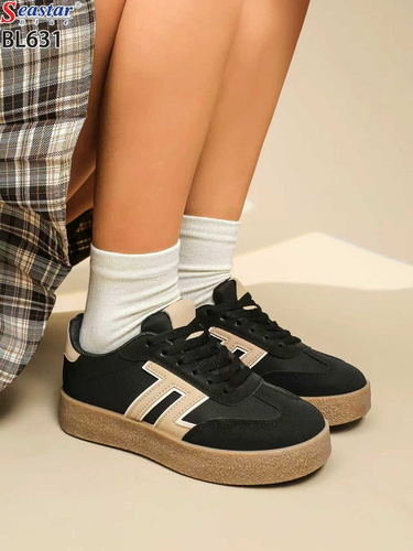 Buty sportowe damskie 7ABL631.BLACK (36/41,12par)