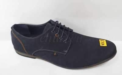 Półbuty męskie 9AM814-3.BLUE/BROWN (41/46,12par)