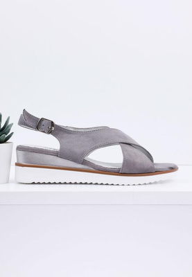 Sandały damskie DE93M-5.GREY (36/41,8par)