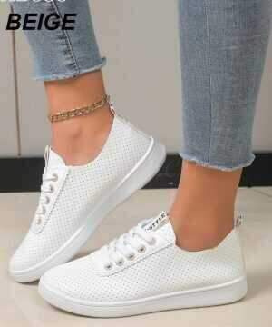 Trampki damskie 7ANB686.BEIGE (36/41,12par)