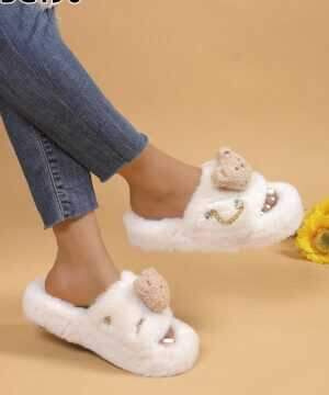 Kapcie damskie BG190.BEIGE (36/41,12par)