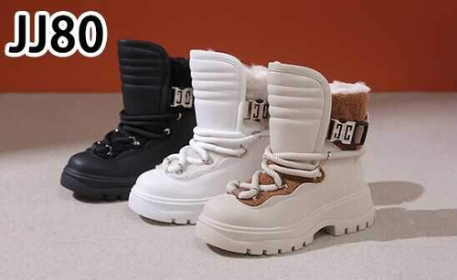 Botki damskie ocieplane JJ80.BEIGE (36/41,12par)