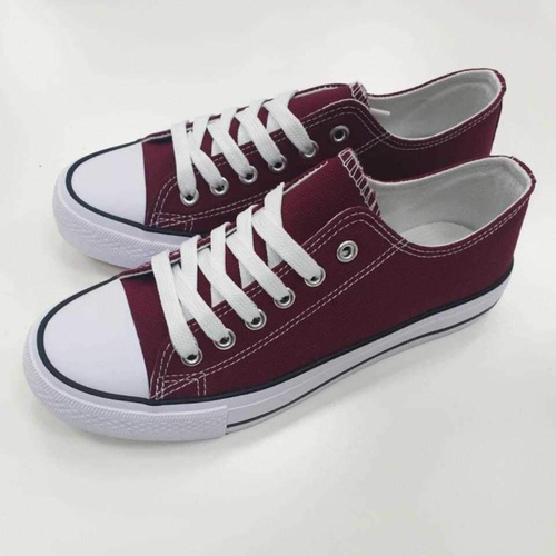Trampki damskie 7AQY831-45.BURGUNDY (36/41,12par)