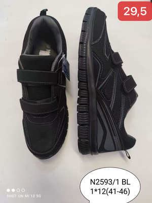 Buty sportowe męskie N2593-1.BLACK (41/46,12par)