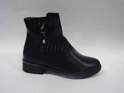 Botki damskie ocieplane 7A959-13.BLACK (37/41,12par)