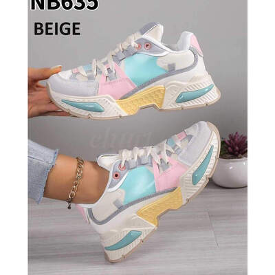 Buty sportowe damskie  7ANB635.BEIGE (36/41,12par)