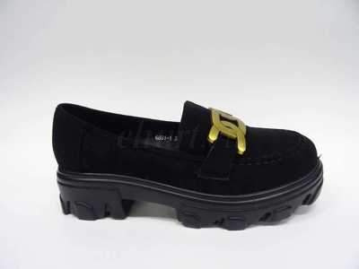 Półbuty damskie 7A6891-1.BLACK (36/41,12par)