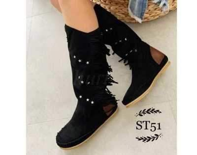 Kozaki damskie 7AST51.BLACK (36/41,12par)