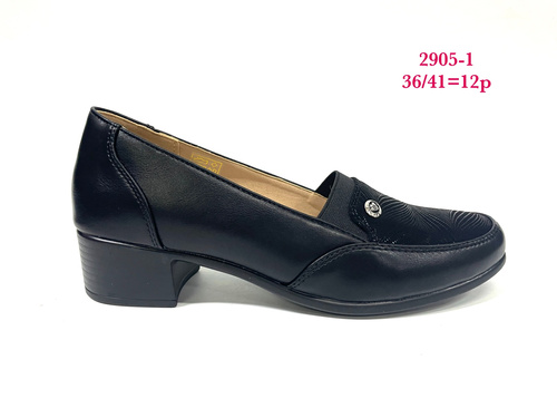 Półbuty damskie 7A2905-1.BLACK (36/41,12par)