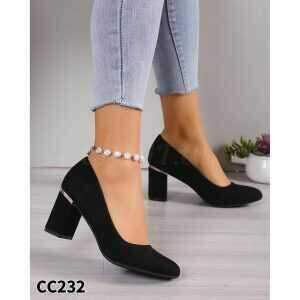 Czółenka damskie  CC232.BLACK (36/41 12par)