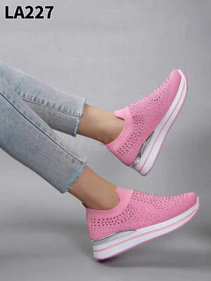 Buty sportowe damskie LA227.FUSHIA (36/41,12par)