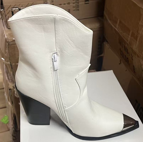 Botki damskie 1905.WHITE (36/41,12par)
