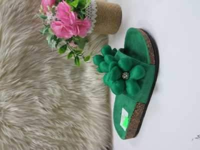 Klapki damskie 7ABJ-651.GREEN (36/41,12par)