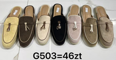 Klapki damskie G503.KOLORDOWYBORU (36/41,12par)