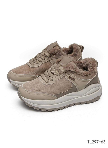 Buty sportowe damskie TL297-63.KHAKI (36/41,12par)