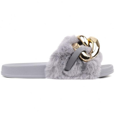 Klapki damskie HN57-9.GREY (36/41,12par)